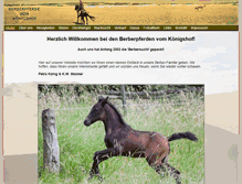 Tablet Screenshot of berber-berberpferde.com
